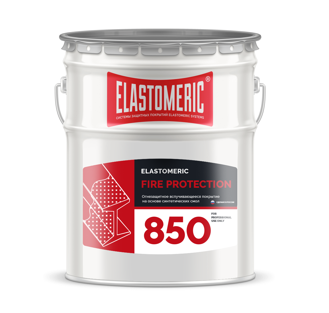 Вспучивающееся покрытие на основе синтетических смол Elastomeric 850 Fire Protection однокомпонетное